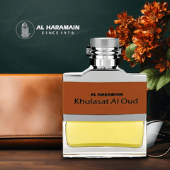 AL Haramain Khulasat al oud spray 100ML - PERFUMEAL HARAMAIN®The GrBazaar of BrandsAL Haramain Khulasat al oud spray 100ML