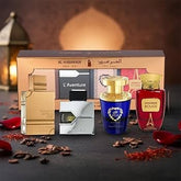 Al Haramain Travel Set (4 Αρώματα) – Amber Oud Gold, L’Aventure, Azlan Oud Bleu, Rouge - PERFUMEAL HARAMAIN®The GrBazaar of BrandsAl Haramain Travel Set (4 Αρώματα) – Amber Oud Gold, L’Aventure, Azlan Oud Bleu, Rouge