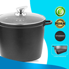 Βαθιά Κατσαρόλα A.M.C. 28cm με Καπάκι | Αντικολλητική Επίστρωση & Εντυπωσιακό Design - A.M.C.®The GrBazaar of BrandsΒαθιά Κατσαρόλα A.M.C. 28cm με Καπάκι | Αντικολλητική Επίστρωση & Εντυπωσιακό Design