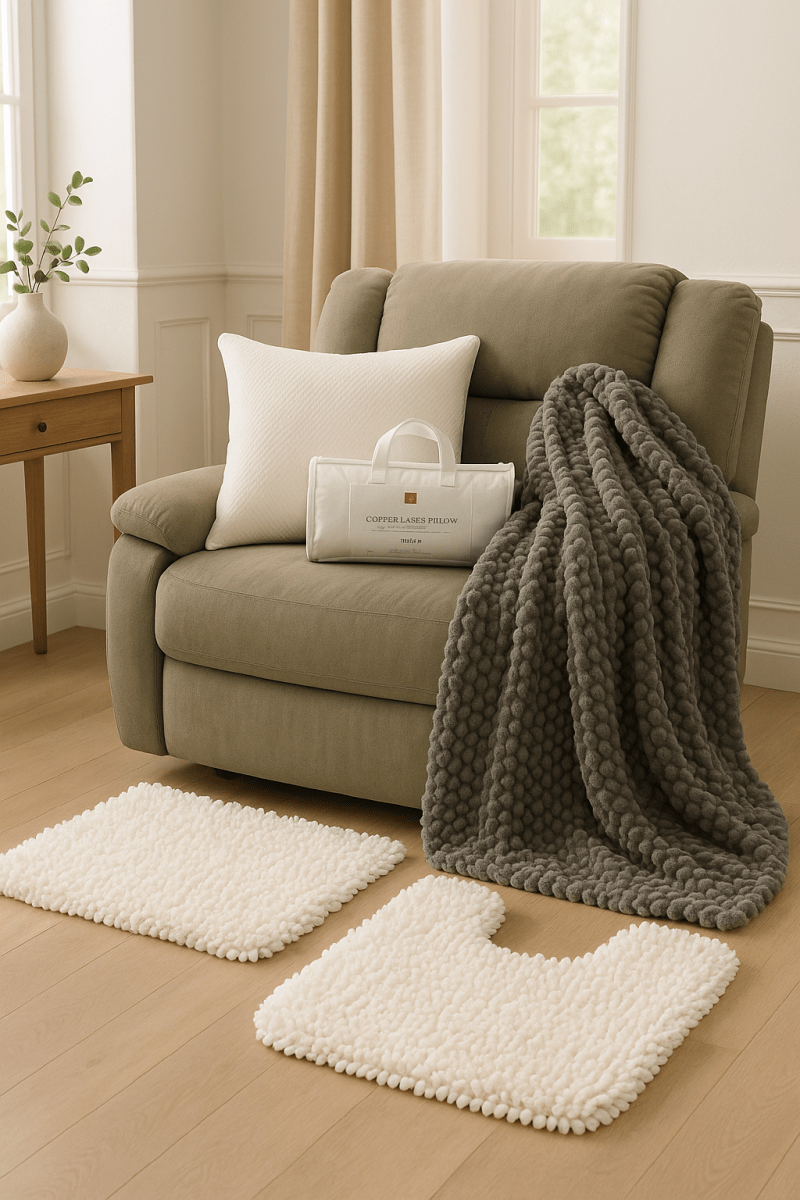 Πακέτο K2 Κουβέρτα Pop Corn 220×240 & Πατάκια Μπάνιου Pop Corn & Λευκό Μαξιλάρι με Αφρό Μνήμης - ΚΟΥΒΕΡΤΕΣΠΑΚΕΤΟThe GrBazaar of BrandsΠακέτο K2 Κουβέρτα Pop Corn 220×240 & Πατάκια Μπάνιου Pop Corn & Λευκό Μαξιλάρι με Αφρό Μνήμης