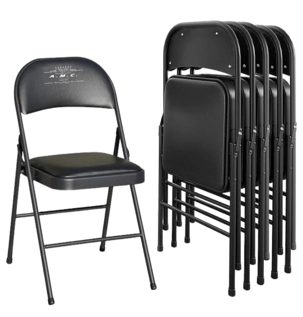 Πτυσσόμενη Καρέκλα Μεταλλική A.M.C. – Μαύρη | Ανθεκτική, Άνετη & Εύκολη στην Αποθήκευση - A.M.C.®The GrBazaar of BrandsΠτυσσόμενη Καρέκλα Μεταλλική A.M.C. – Μαύρη | Ανθεκτική, Άνετη & Εύκολη στην Αποθήκευση