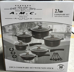 Σετ Μαγειρικών Σκευών A.M.C. 23 Τεμαχίων | Αντικολλητικό, Ανθεκτικό & Κομψό – Non Stick Coating 💎 | Για Όλες τις Εστίες - The GrBazaar of BrandsThe GrBazaar of BrandsΣετ Μαγειρικών Σκευών A.M.C. 23 Τεμαχίων | Αντικολλητικό, Ανθεκτικό & Κομψό – Non Stick Coating 💎 | Για Όλες τις Εστίες