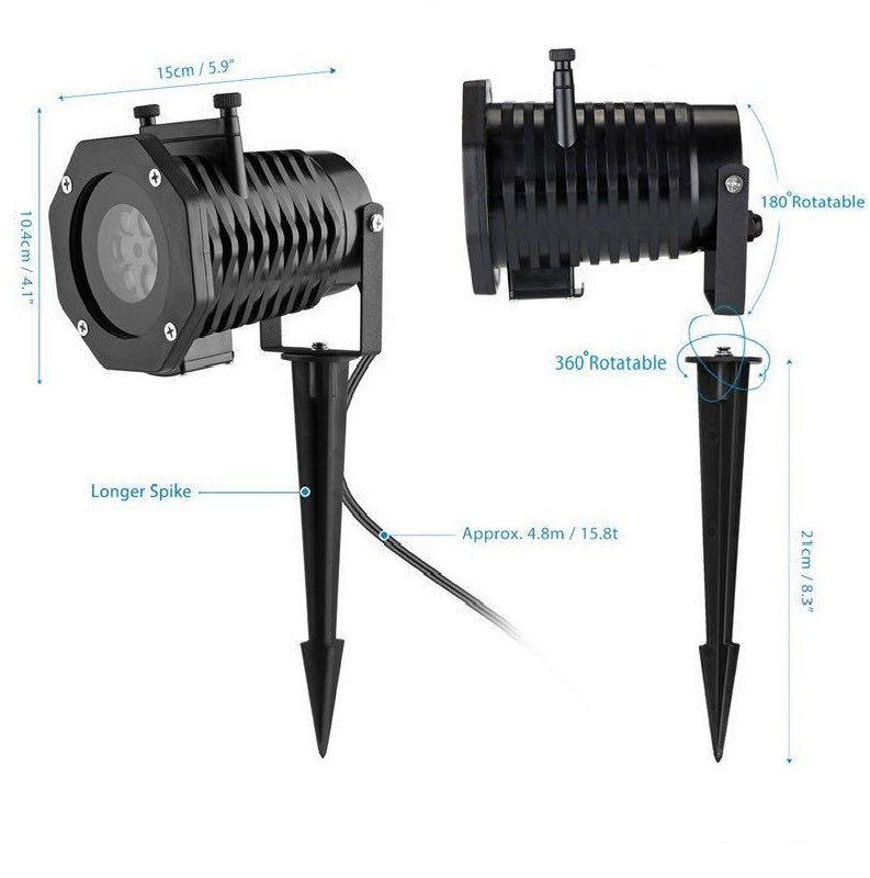 Αδιάβροχος Προτζέκτορας Προβολής Εικόνων - Laser Highlight Projector (slides) - ΠΡΟΒΟΛΕΙΣGR BazaarThe GrBazaar of Brands