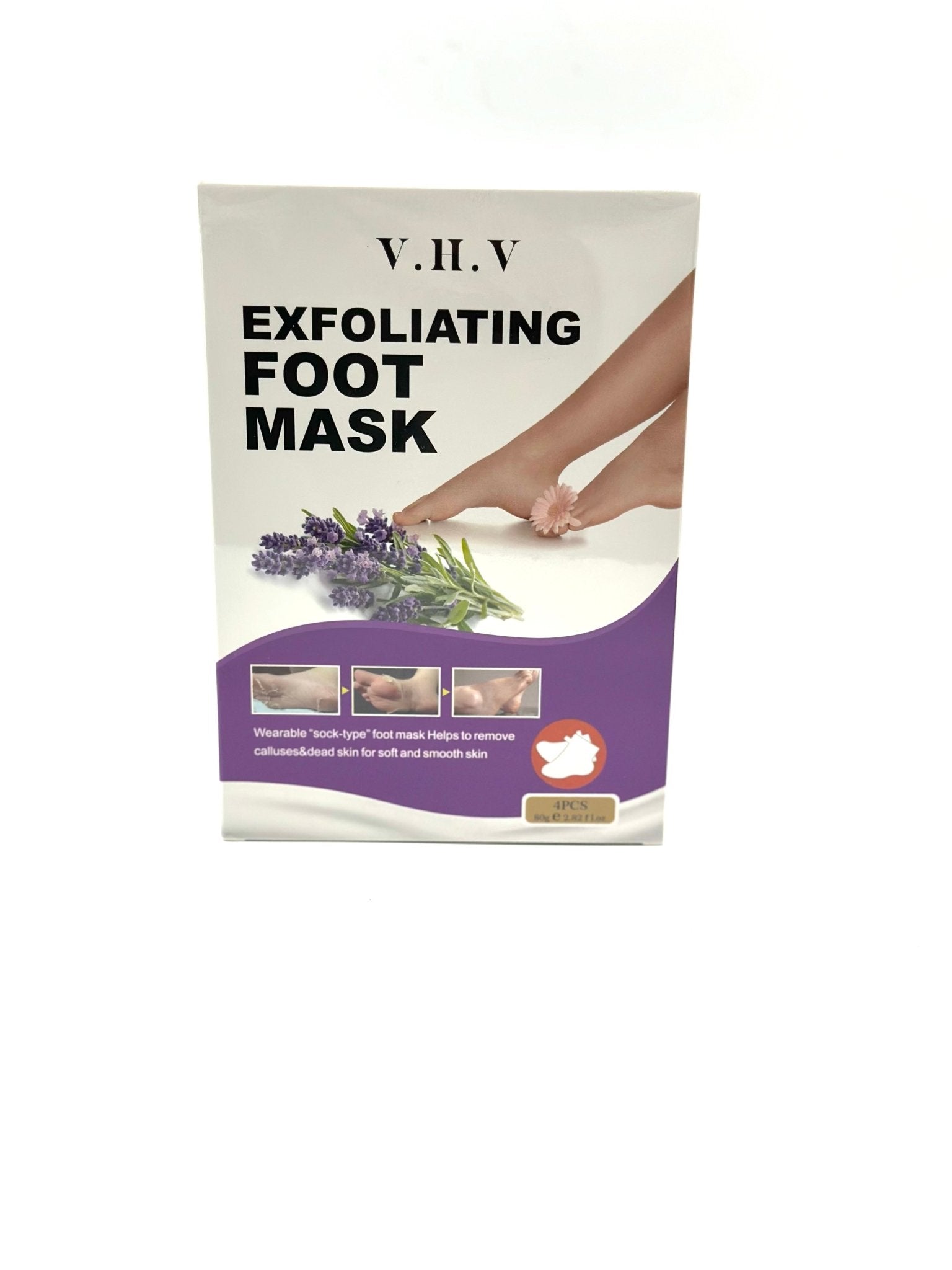 Exfoliating Foot Mask Απολεπιστική Μάσκα Ποδιών 4 ΤΜΧ by V.H.V - BEAUTYV.H.V®The GrBazaar of Brands