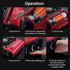 Φορητή ψησταριά υγραερίου - Portable Gas Grill JY - K2000 - ΨΗΣΤΑΡΙΕΣThe GrBazaar of BrandsThe GrBazaar of Brands