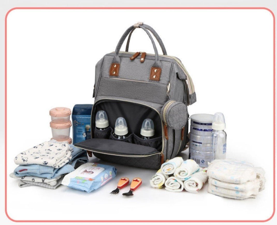 MammyGr® Aδιάβροχο σακίδιο πλάτης & μητρότητας & πτυσσόμενο κρεβάτι & τσάντα & αλλαξιέρα - BEAUTYMammyGr®The GrBazaar of Brands
