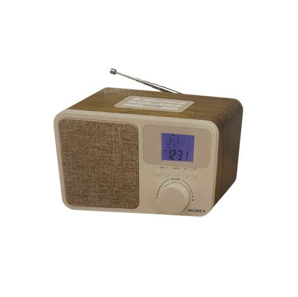 Ψηφιακό ραδιόφωνο am/fm με διπλό ξυπνητήρι σε ξύλινο κουτί CT-89 - ΗΧΕΙΑMobex®The GrBazaar of Brands
