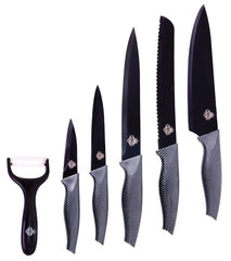 Σετ 3 Μεταλλικά Τηγάνια & Δώρο Σετ 6 μαχαίρια με πάγκο κοπής By Queen - ΤΗΓΑΝΙΑQueen®The GrBazaar of Brands