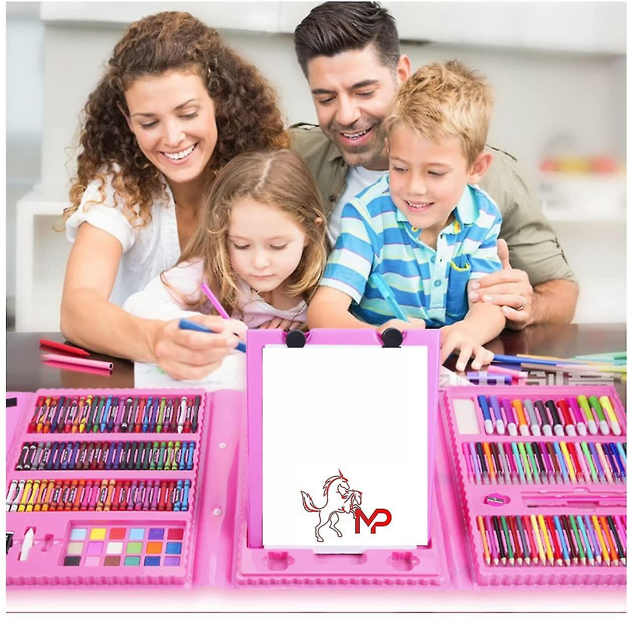 Σετ καλλιτεχνικών με 208 τεμάχια σε χρωματιστή θήκη - KIDSThe GrBazaar of BrandsThe GrBazaar of Brands