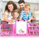 Σετ καλλιτεχνικών με 208 τεμάχια σε χρωματιστή θήκη - KIDSThe GrBazaar of BrandsThe GrBazaar of Brands