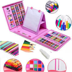 Σετ καλλιτεχνικών με 208 τεμάχια σε χρωματιστή θήκη - KIDSThe GrBazaar of BrandsThe GrBazaar of Brands