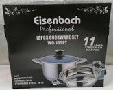Σετ κατσαρόλες 16 κομμάτια By EISENBACH® - ΚΑΤΣΑΡΟΛΕΣEISENBACH®The GrBazaar of Brands