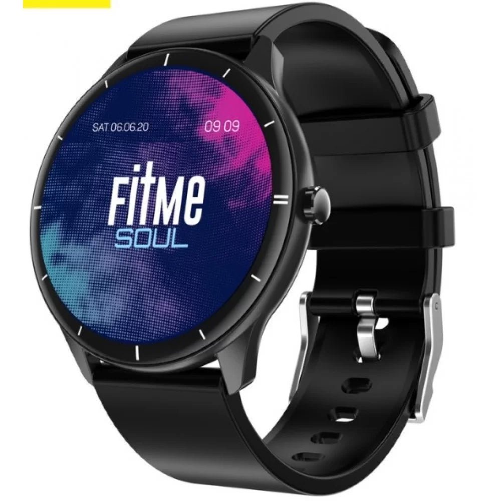 VYATTA R17 FITME SOUL Επαναφορτιζόμενο smartwatch με παλμογράφο μαύρο - SMARTWATCHESVYATTA®The GrBazaar of Brands