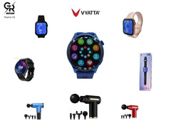 VYATTA Smartwatch & Πιστόλι μασάζ - Πακέτο V3 - SMARTWATCHESΠΑΚΕΤΟThe GrBazaar of Brands