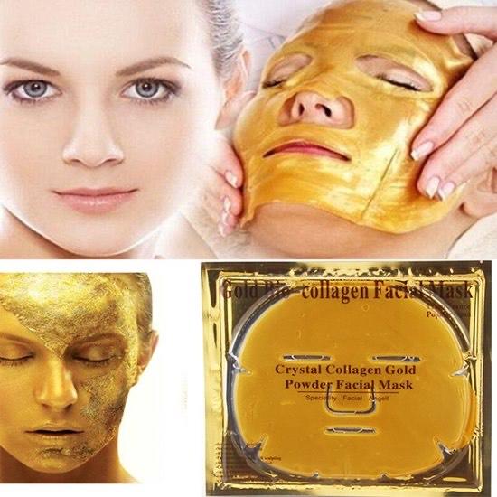 Χρυσή Μάσκα Αναδόμησης Προσώπου Gold Collagen (5 ΤΕΜΑΧΙΑ) - BEAUTYGR BazaarThe GrBazaar of Brands