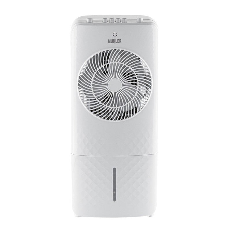 Air cooler 3 σε 1 Muhler MC - 5050, 65 W, 4l, 3 ταχύτητες, 3 τρόποι λειτουργίας, Περιστροφή, Λευκό - ΨΥΞΗMuhler®The GrBazaar of BrandsAir cooler 3 σε 1 Muhler MC - 5050, 65 W, 4l, 3 ταχύτητες, 3 τρόποι λειτουργίας, Περιστροφή, Λευκό