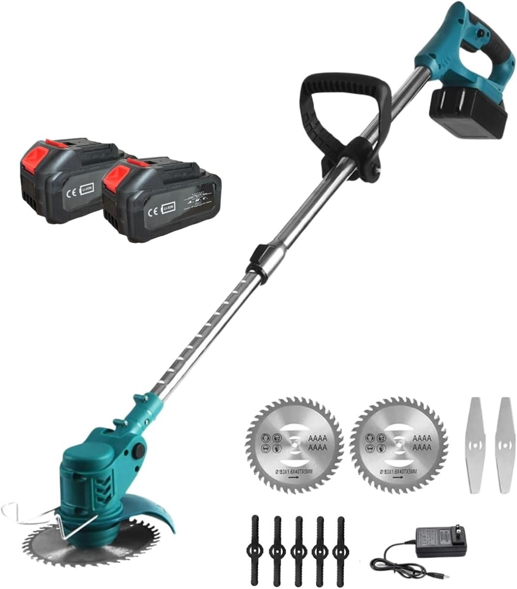 Επαναφορτιζόμενο Χορτοκοπτικό Λιθίου με Λεπίδες & Δίσκους Κοπής – Ισχυρό & Ευέλικτο Εργαλείο Κήπου - ΧΟΡΤΟΚΟΠΤΙΚΑThe GrBazaar of BrandsThe GrBazaar of BrandsΕπαναφορτιζόμενο Χορτοκοπτικό Λιθίου με Λεπίδες & Δίσκους Κοπής – Ισχυρό & Ευέλικτο Εργαλείο Κήπου