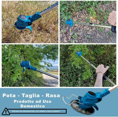 Επαναφορτιζόμενο Χορτοκοπτικό Λιθίου με Λεπίδες & Δίσκους Κοπής – Ισχυρό & Ευέλικτο Εργαλείο Κήπου - ΧΟΡΤΟΚΟΠΤΙΚΑThe GrBazaar of BrandsThe GrBazaar of BrandsΕπαναφορτιζόμενο Χορτοκοπτικό Λιθίου με Λεπίδες & Δίσκους Κοπής – Ισχυρό & Ευέλικτο Εργαλείο Κήπου