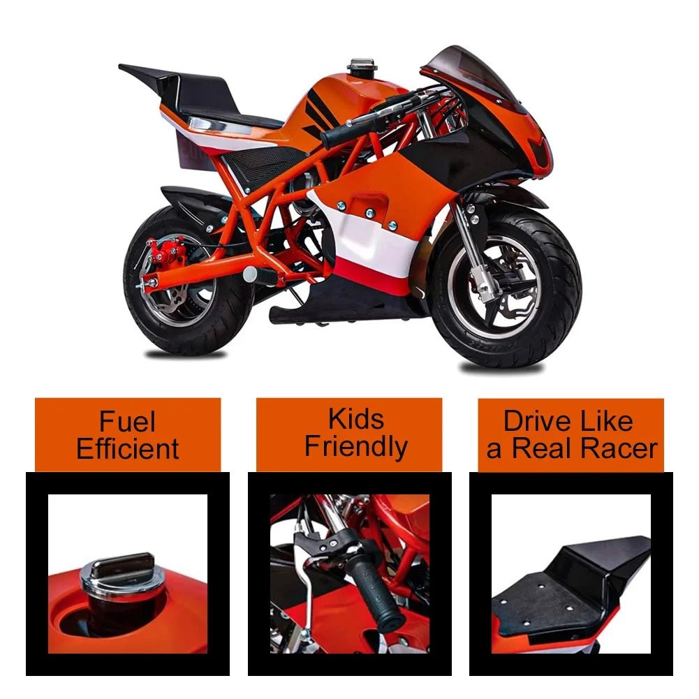 FRP Mini Pocket Bike 50cc 4 - Stroke – Η Απόλυτη "Ultra Edition" για Μικρούς Αναβάτες - The GrBazaar of BrandsThe GrBazaar of BrandsFRP Mini Pocket Bike 50cc 4 - Stroke – Η Απόλυτη "Ultra Edition" για Μικρούς Αναβάτες