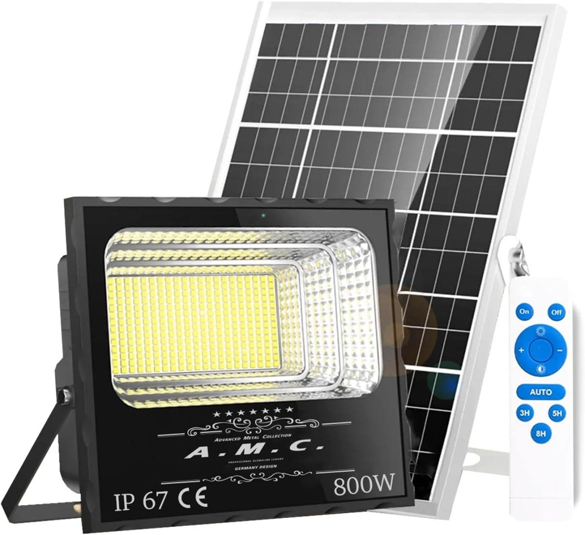 Ηλιακός Προβολέας A.M.C. 800W με Πάνελ & Αδιάβροχη Προστασία IP67 | Ισχυρός, Οικονομικός &amp; Αυτόνομος Φωτισμός Εξωτερικού Χώρου - The GrBazaar of BrandsThe GrBazaar of BrandsΗλιακός Προβολέας A.M.C. 800W με Πάνελ & Αδιάβροχη Προστασία IP67 | Ισχυρός, Οικονομικός &amp; Αυτόνομος Φωτισμός Εξωτερικού Χώρου