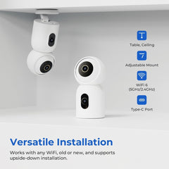 IMILAB C30 Dual 3K+3K Smart Wi - Fi Camera - ΚΑΜΕΡΕΣIMILAB ®The GrBazaar of BrandsIMILAB C30 Dual 3K+3K Smart Wi - Fi Camera