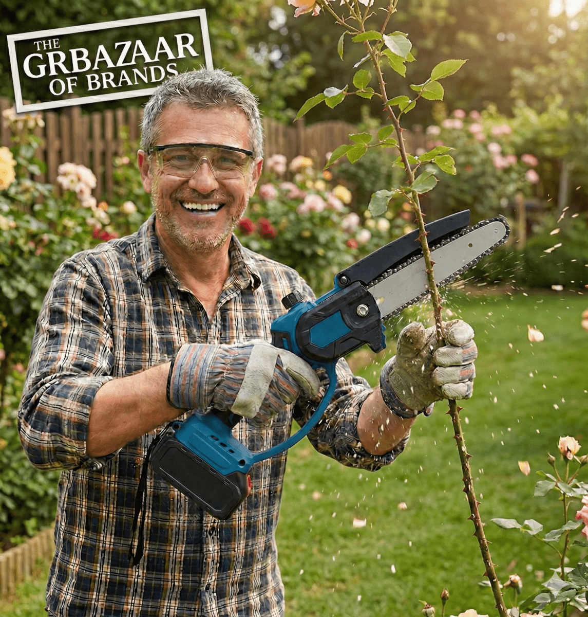 Μίνι Κλαδευτικό Αλυσοπρίονο Μπαταρίας 20V – Επαναφορτιζόμενο με 2 Μπαταρίες & Βαλίτσα Μεταφοράς - The GrBazaar of BrandsThe GrBazaar of BrandsΜίνι Κλαδευτικό Αλυσοπρίονο Μπαταρίας 20V – Επαναφορτιζόμενο με 2 Μπαταρίες & Βαλίτσα Μεταφοράς