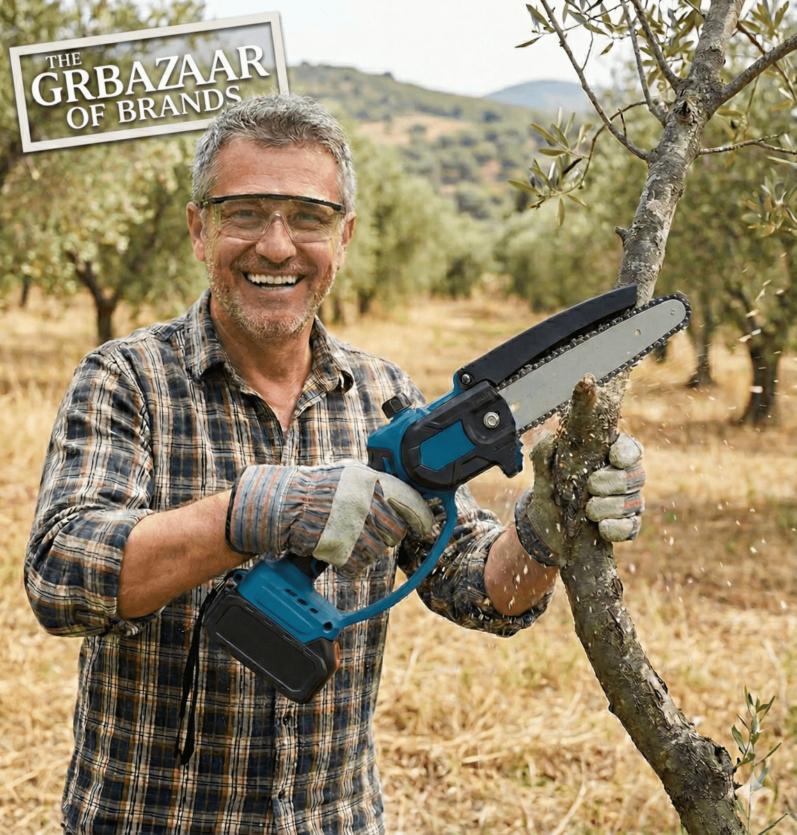 Μίνι Κλαδευτικό Αλυσοπρίονο Μπαταρίας 20V – Επαναφορτιζόμενο με 2 Μπαταρίες & Βαλίτσα Μεταφοράς - The GrBazaar of BrandsThe GrBazaar of BrandsΜίνι Κλαδευτικό Αλυσοπρίονο Μπαταρίας 20V – Επαναφορτιζόμενο με 2 Μπαταρίες & Βαλίτσα Μεταφοράς