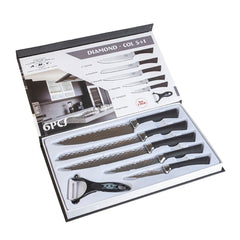 Σετ Μαχαιριών A.M.C. Diamond Collection 6 Τεμαχίων (5 Μαχαίρια + 1 Αποφλοιωτής) - A.M.C.®The GrBazaar of BrandsΣετ Μαχαιριών A.M.C. Diamond Collection 6 Τεμαχίων (5 Μαχαίρια + 1 Αποφλοιωτής)