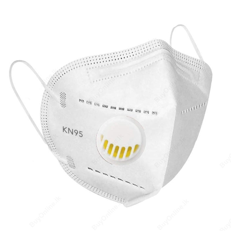 Μάσκες Προστασίας Αναπνοής KN95 με Βαλβίδα 25 τεμάχια - The GrBazaar of Brands