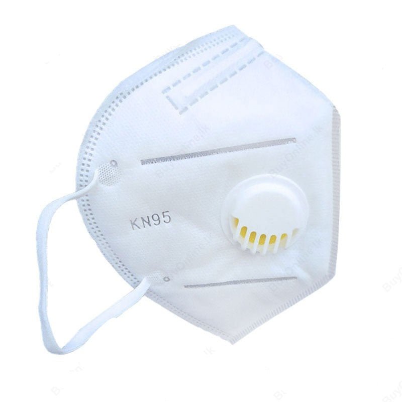 Μάσκες Προστασίας Αναπνοής KN95 με Βαλβίδα 25 τεμάχια - The GrBazaar of Brands