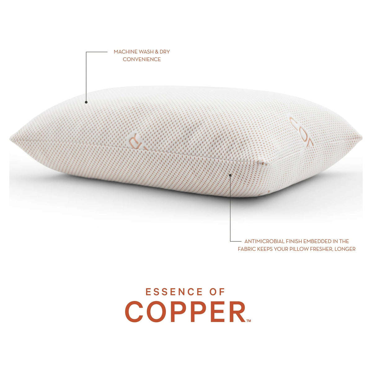 Νέο Μαξιλάρι Ύπνου Copper με Αφρό Μνήμης και Ίνες Χαλκού By Swiss Lux Dream - The GrBazaar of Brands