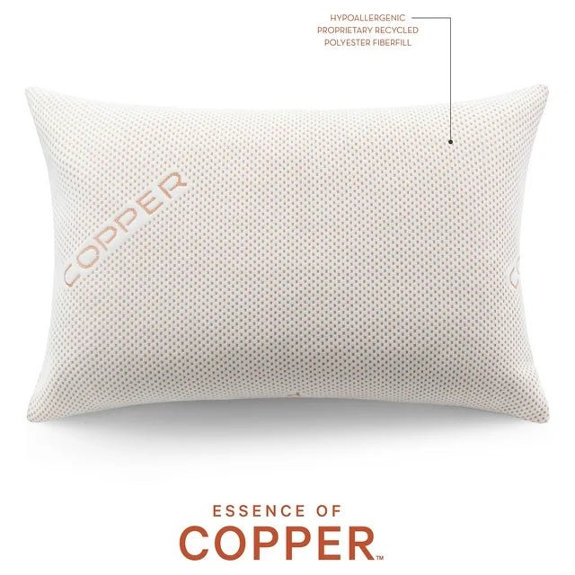 Νέο Μαξιλάρι Ύπνου Copper με Αφρό Μνήμης και Ίνες Χαλκού By Swiss Lux Dream - The GrBazaar of Brands
