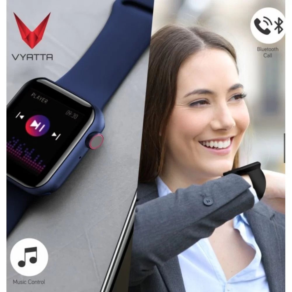 VYATTA AM02 FITME SPECTRE U Επαναφορτιζόμενο smartwatch με παλμογράφο μαύρο - SMARTWATCHESVYATTA®The GrBazaar of Brands